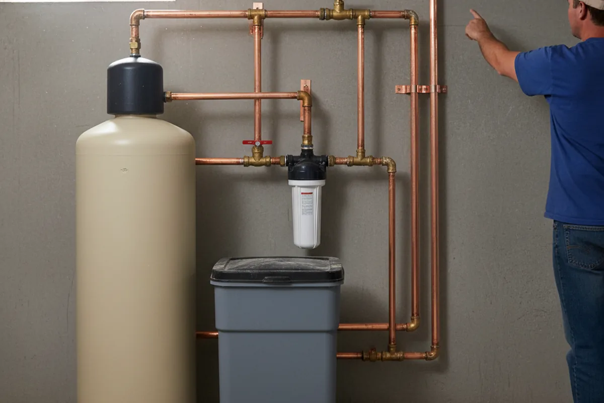 Whole-house water treatment system installed in Mineral Wells